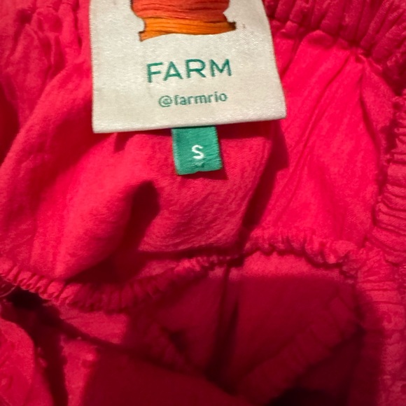 FARM Rio Red Ruched Cut Out Sundress - Picture 5 of 7